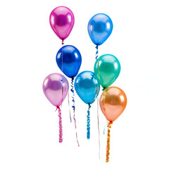 stock photo of birthday balloons