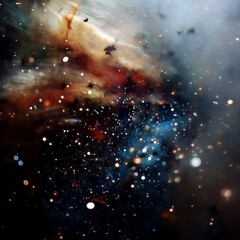 Surreal Outer Space Landscapes Featuring Jupiter&rsquo;s Moons and Cosmic Nebulas