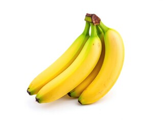 Fresh bunch of ripe yellow bananas ready for enjoyment