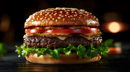 beyond meat burger, copy space, burger day background concept