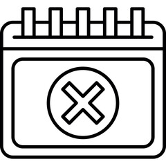 Obraz premium Crossmark icon