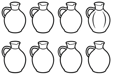 Adobe Illustrator Artworkapple cider jug line art cozy rustic decor