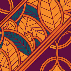 A seamless vector pattern representing the theme of the environment with creative and visually engaging elements in a repeating style suitable for design and decor.