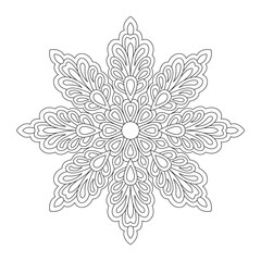 Decarative Cirvle ornament in ethnic orieantal style mandala, vector file