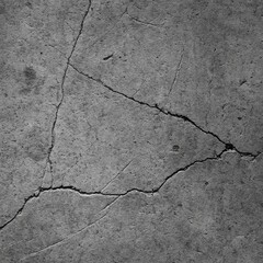 Obraz premium Cracked Concrete Surface Texture for Urban Background and Design