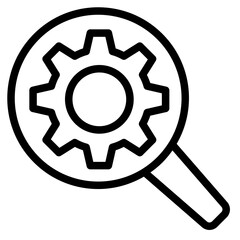 SEO icon in vector illustration