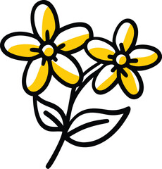 Wallflower, Waxflower, Windflower, Wisteria, Yellow Bell, Zephyranthes (Rain Lily), Snowdrop, Oxeye Daisy, Star Jasmine, Everlasting Daisy, flower, logo, icon, Milkweed, Narcissus, Oleander, Passionfl