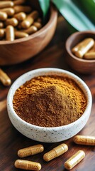 Herbal supplement powder capsules