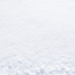 Obraz premium Soft White Snow Texture on Ground Under Natural Light