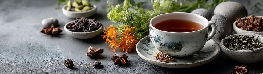 Herbal Tea Selection.