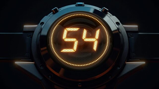 Countdown 60 seconds. Countdown 1 minute. 