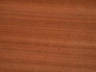 Fototapeta premium Moabi veneer with seamless straight grain and rich reddish-brown warmth