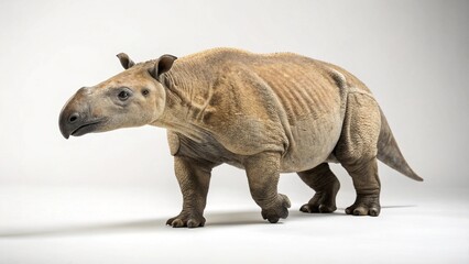 Fototapeta premium Anteosaurus on studio background 