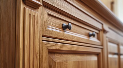 Carpenter creating wood cabinet. Featuring woodworking and custom cabinetry