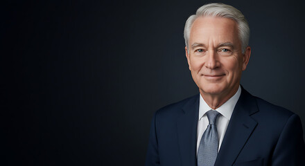 Executive Portrait: Wisdom, Confidence, and Success AI Generated