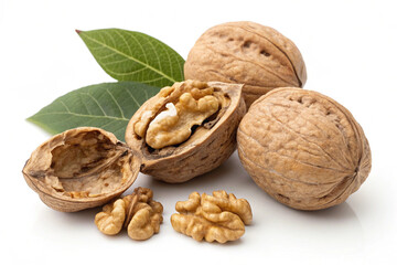 walnut image on white background image