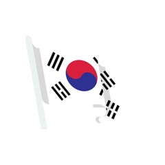 National South Korea Flag Color Icon