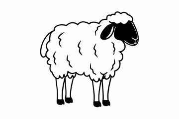 sheep vector illustration