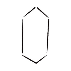 手描きのカクカクの吹き出し