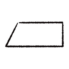 手描きのカクカクの吹き出し