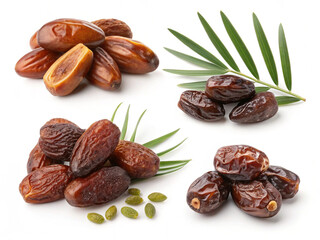Obraz premium dates image on white background image