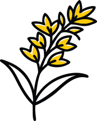 Canna Lily, Celosia, Crocus, Edelweiss, Flame Lily, Foxglove, Gaillardia, Goldenrod, Heliotrope, Hellebore, Honeysuckle, Ice Plant, Kangaroo Paw, Lady’s Slipper Orchid, Magnolia, flower logo icon