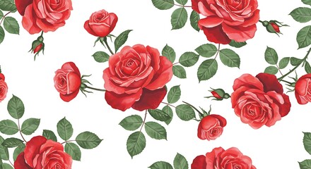 Crimson Bloom Repeat AI Generated