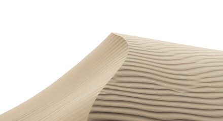 Desert Whisper: Sands of Time Carved in Light AI Generated