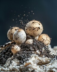 Obraz premium Understanding Soil Fertility: The Role of Microorganisms in Enhancing Agriculture and Sustainability
