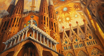 Golden Ascent AI Generated