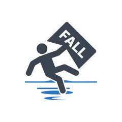 Slippery Fall Icon