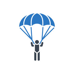 Parachuting Icon