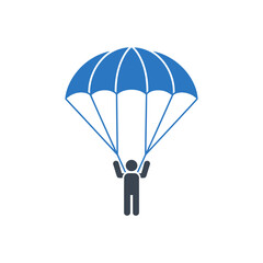 Parachute Descent Icon