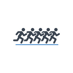 Running Relay Icon