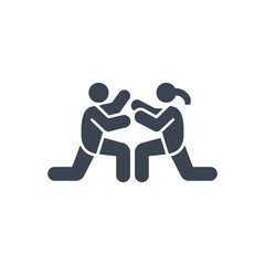 Wrestling match icon