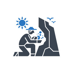 Rock Mining Activity icon