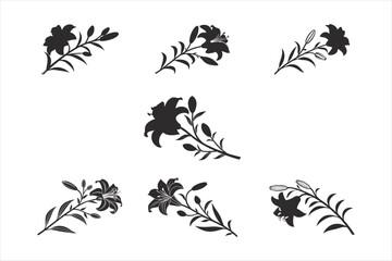 bely flowers silhouette