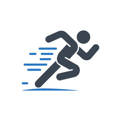 Sprinting Icon