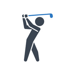 Golf Swing Icon