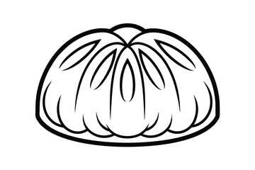 Abstract Organic Shape Outline Illustration For Creative Design Projects And Graphic Resources In Black And White