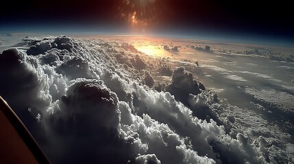 Earth Cloudscape Sunrise.