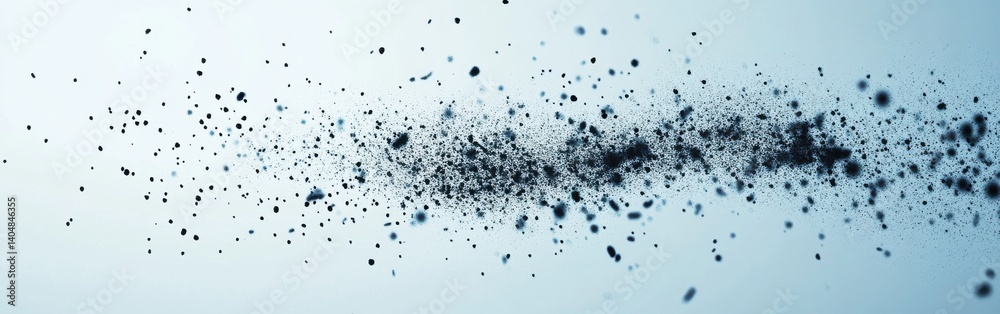 Aufkleber abstract pastel blue pencil strokes with fine black specks creating a dynamic design for backgrounds