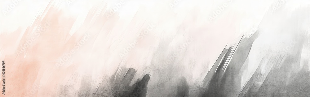 Aufkleber Abstract pencil strokes gradient with jagged borders create a textured blend of colors on white art background