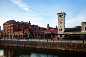 MalmÃ¶ Cityscape  with Old Architecture and Crowded Scenes