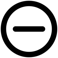 subtract icon 