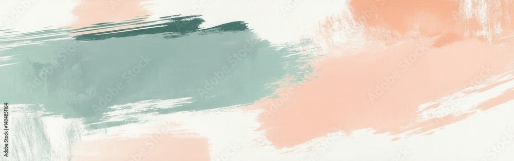 Aufkleber minimalist pencil strokes wash featuring contrasting colors and canvas texture, abstract brushstroke