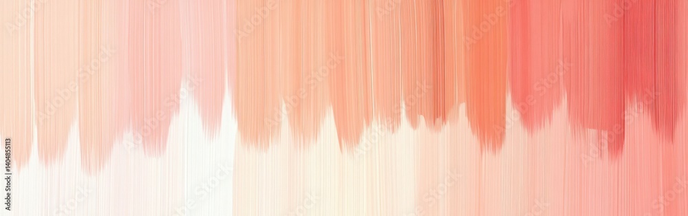 Poster soft pencil strokes gradient transitioning from light to coral and warm pink hues, creating an abstr