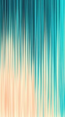 Vertical gradient lines in vibrant turquoise and beige create a modern, abstract background, suitable for design projects