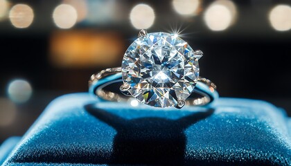 Diamond Ring Display, Jewelry Store