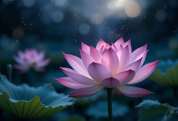 lotus flower in the pond